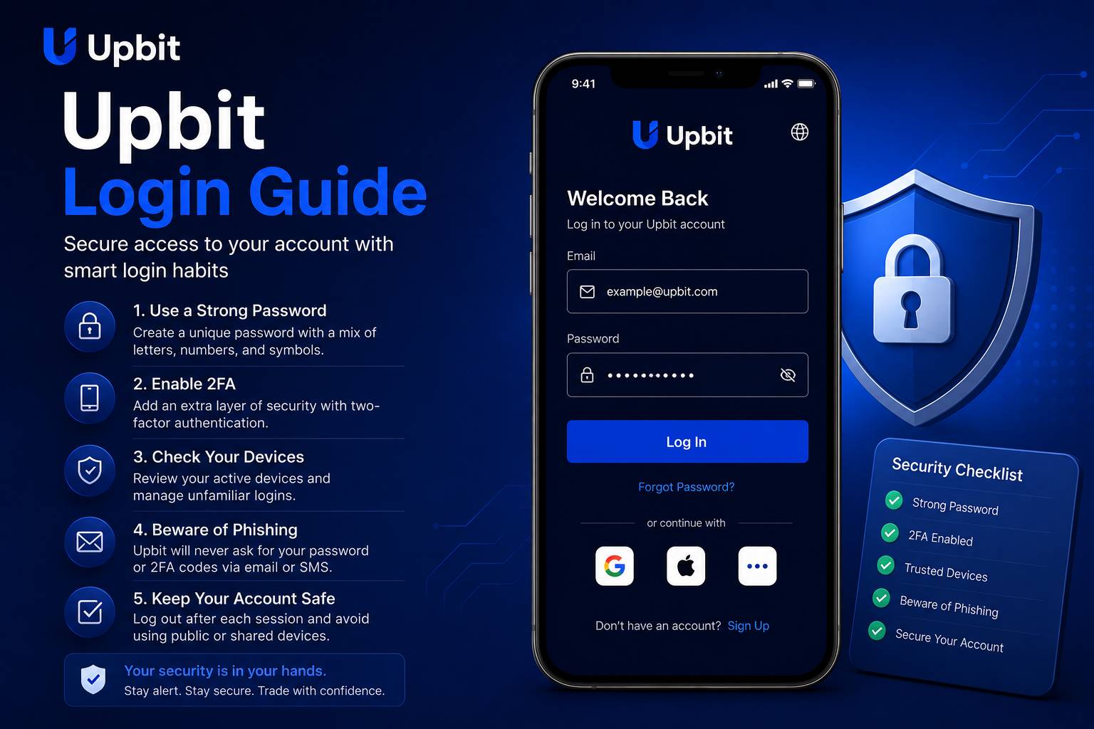 Upbit login guide